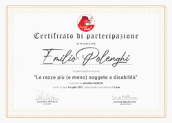 Valeria Rapezzi - Razze più (o meno) soggette a disabilità